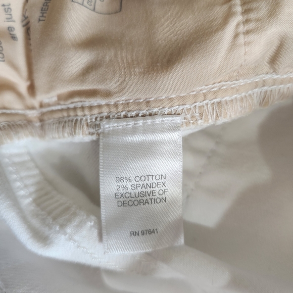 J. Jill Crisp White Cropped Jeans - Picture 9 of 11